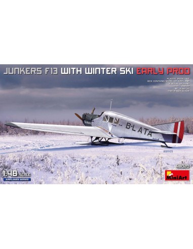 Junkers F13 with Winter Ski. Early Prod