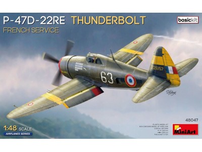 P-47D-22RE Thunderbolt. French Service. Basic Kit