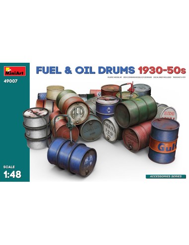 Fuel & Oil Drums 1930-50s