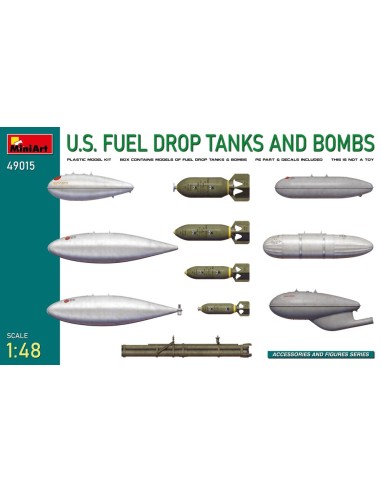 U.S. Fuel Drop Tanks and Bombs