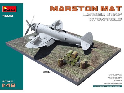Marston Mat Landing Strip w/Barrels