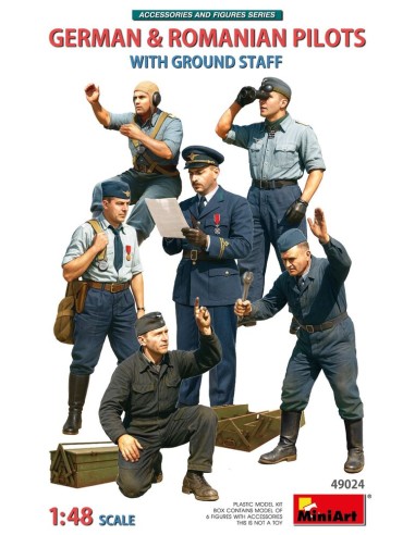 German & Romanian Pilots w/Ground Staff