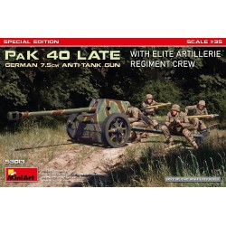 German 7.5cm PaK 40 Late w/Elite Artillerie Regiment...