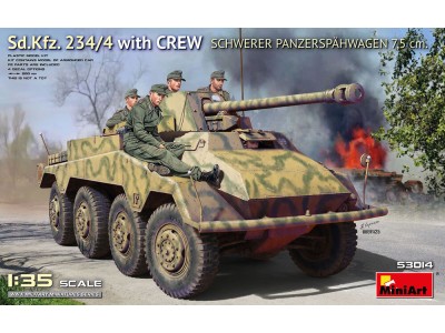 Sd.Kfz. 234/4 Schwerer Panzersp?hwagen 7,5 cm. w/Crew