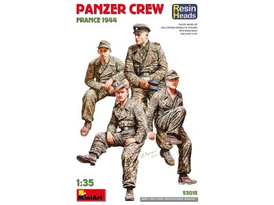 Panzer Crew. France 1944. Resin Heads