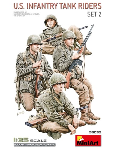 U.S. Infantry Tank Riders. Set 2