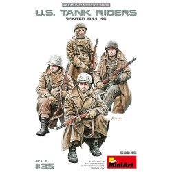 U.S. Tank Riders (Winter 1944-45)