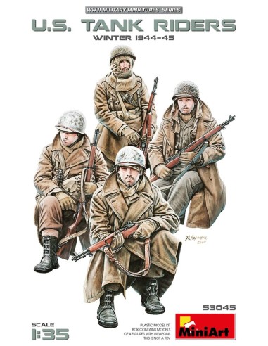 U.S. Tank Riders (Winter 1944-45)