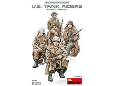 U.S. Tank Riders (Winter 1944-45)