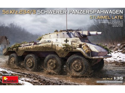 Sd.Kfz.234/3 Schwerer Panzerspähwagen Stummel Late