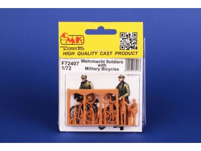 Wehrmacht Soldiers with Military Bicycles