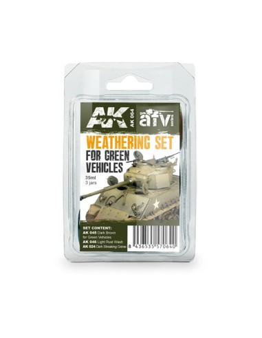 GREEN VEHICLES WEATHERING SET
