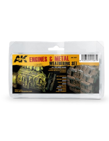 ENGINES AND METAL WEATHERING SET