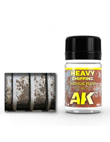 HEAVY CHIPPING EFFECTS ACRYLIC FLUID