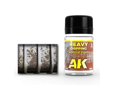 HEAVY CHIPPING EFFECTS ACRYLIC FLUID