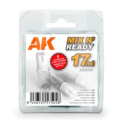 MIX AND READY - Acrylics (6 Empty, 17ml jars WITH SHAKER...