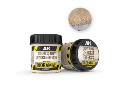 LIGHT & DRY CRACKLE EFFECTS - 100ml (Acrylic)