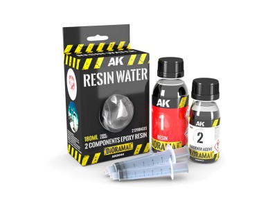 RESIN WATER 2-COMPONENTS EPOXY RESIN - 180ml