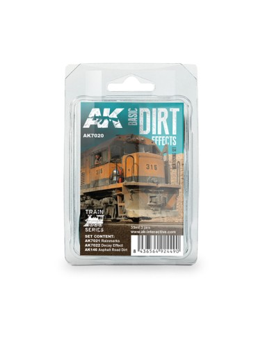 BASIC DIRT EFFECTS WEATHERING SET TRAIN SERIES