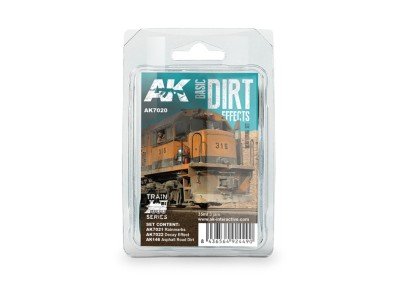 BASIC DIRT EFFECTS WEATHERING SET TRAIN SERIES