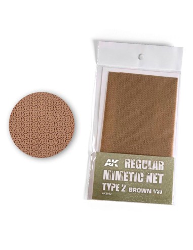 REGULAR CAMOUFLAGE NET Type 2 BROWN