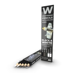 WATERCOLOR PENCIL SET BLACK AND WHITE SET