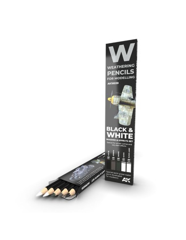 WATERCOLOR PENCIL SET BLACK AND WHITE SET