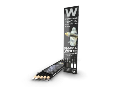 WATERCOLOR PENCIL SET BLACK AND WHITE SET