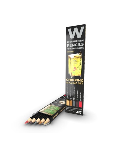 WATERCOLOR PENCIL SET CHIPPING SET