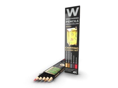 WATERCOLOR PENCIL SET CHIPPING SET