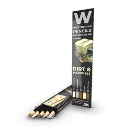 WATERCOLOR PENCIL SET SPLASHES, DIRT AND STAINS SET