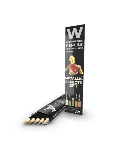 WATERCOLOR PENCIL SET METALLICS SET