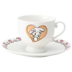 HELLO KITTY - My Melody - Tasse et sous-tasse "Bone China" 240ml