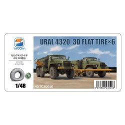 URAL 4320  3D FLAT TIRE×4