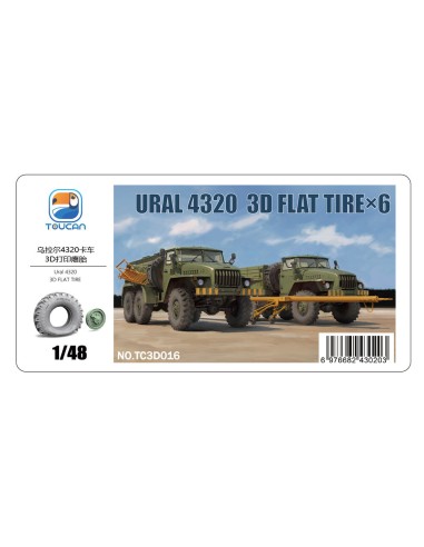 URAL 4320  3D FLAT TIRE×4