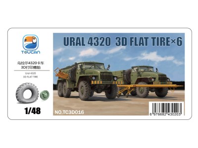 URAL 4320  3D FLAT TIRE×4