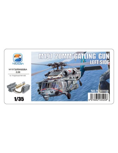 M197  20MM  GATLING  GUN LEFT SIDE (for...