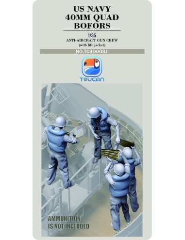 ANTI-AIRCRAET GUN CREW (with life jacket)