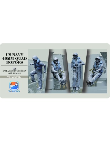 ANTI-AIRCRAET GUN CREW (with life jacket)