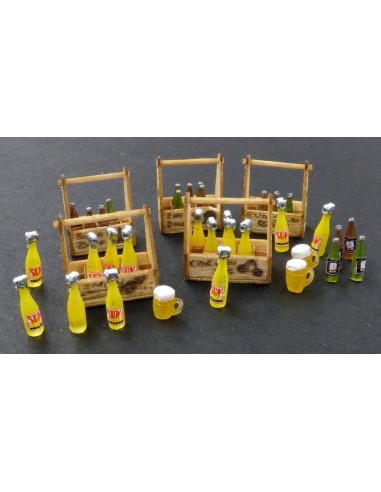 Berry and lemonade crates
