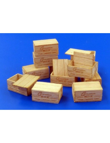 U.S.Wooden crates for condensed milk