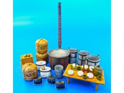 Japanese military field kitchen equipmen