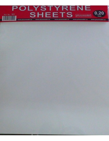 Polystyrene sheets 0,2mm