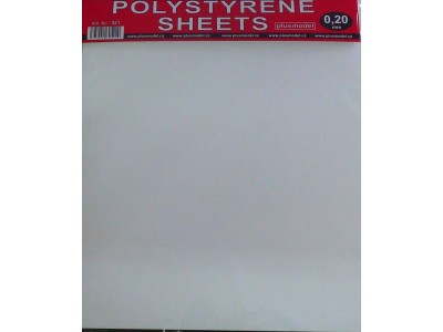 Polystyrene sheets 0,2mm