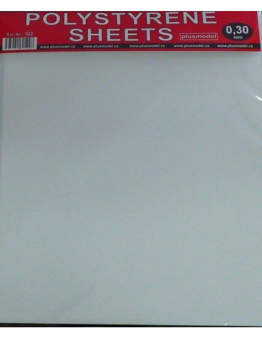 Polystyrene sheets 0,3mm