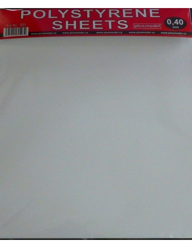 Polystyrene sheets 0,40mm