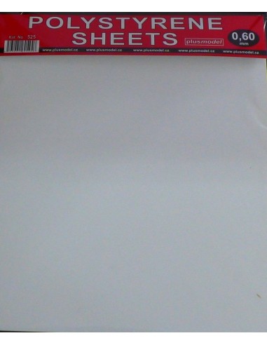 Polystyrene sheets 0,60mm