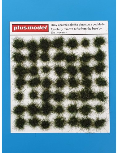 Tuft of grass dark green