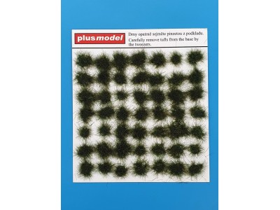 Tuft of grass dark green