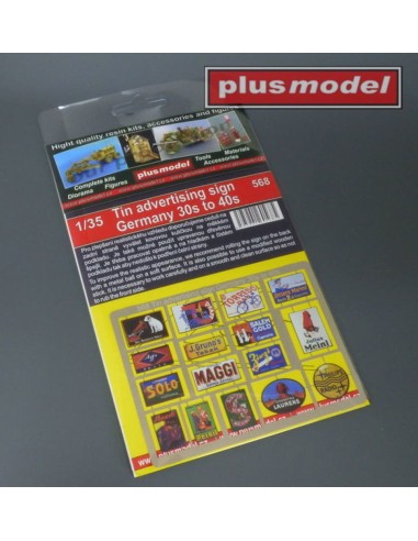 Tin advertising sign Germany